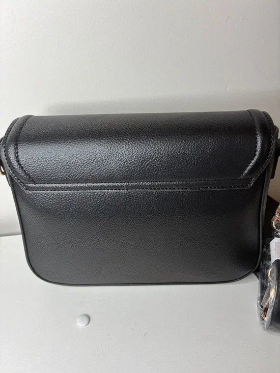 Valentino Orlandi Black Crossbody Bag with Matching Coin Pouch NWT - Picture 6 of 15